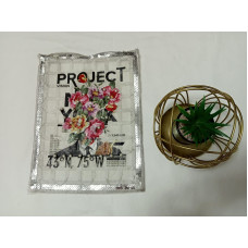 ابليكه PROJECT شريط ترتر فضي في لولي
